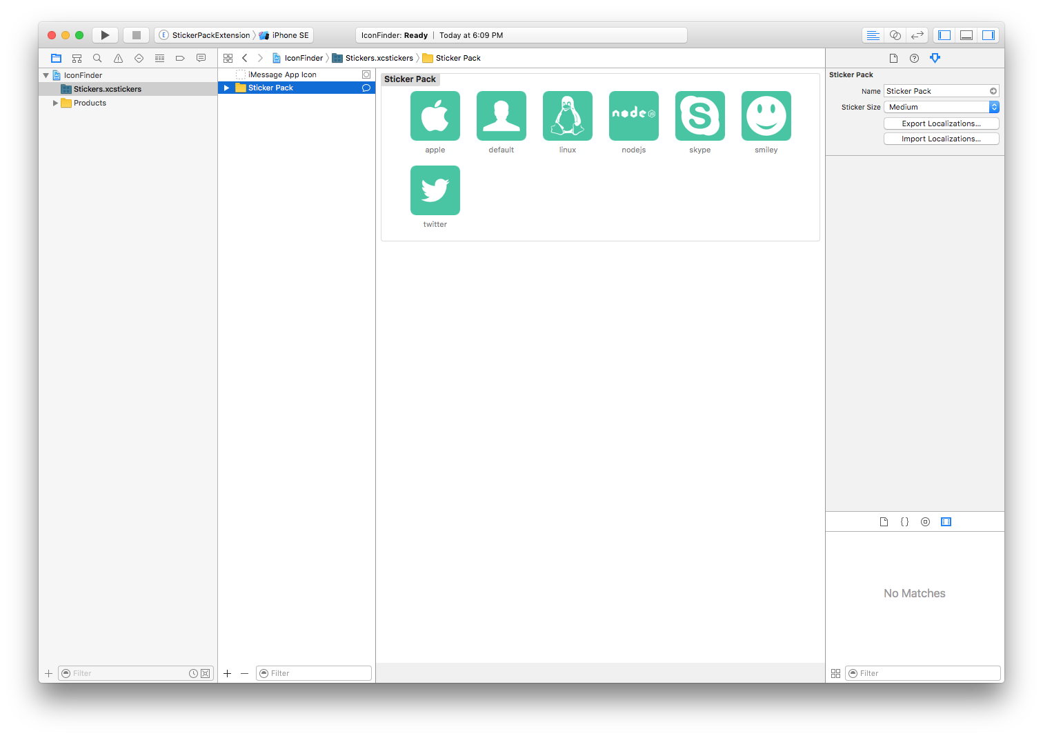 Basic Sticker Extension using Messages SDK iMessage App Extension