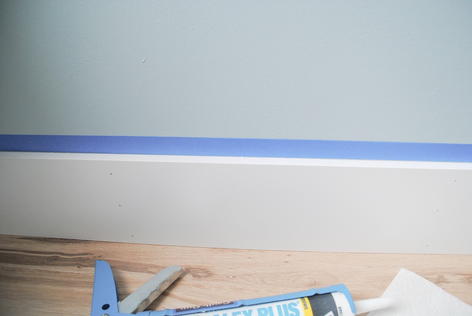 I'm Flying South DIYing MDF baseboards.