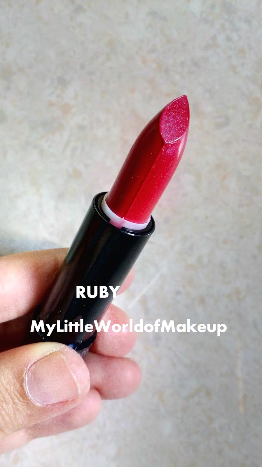 oriflame colourbox lipstick ruby