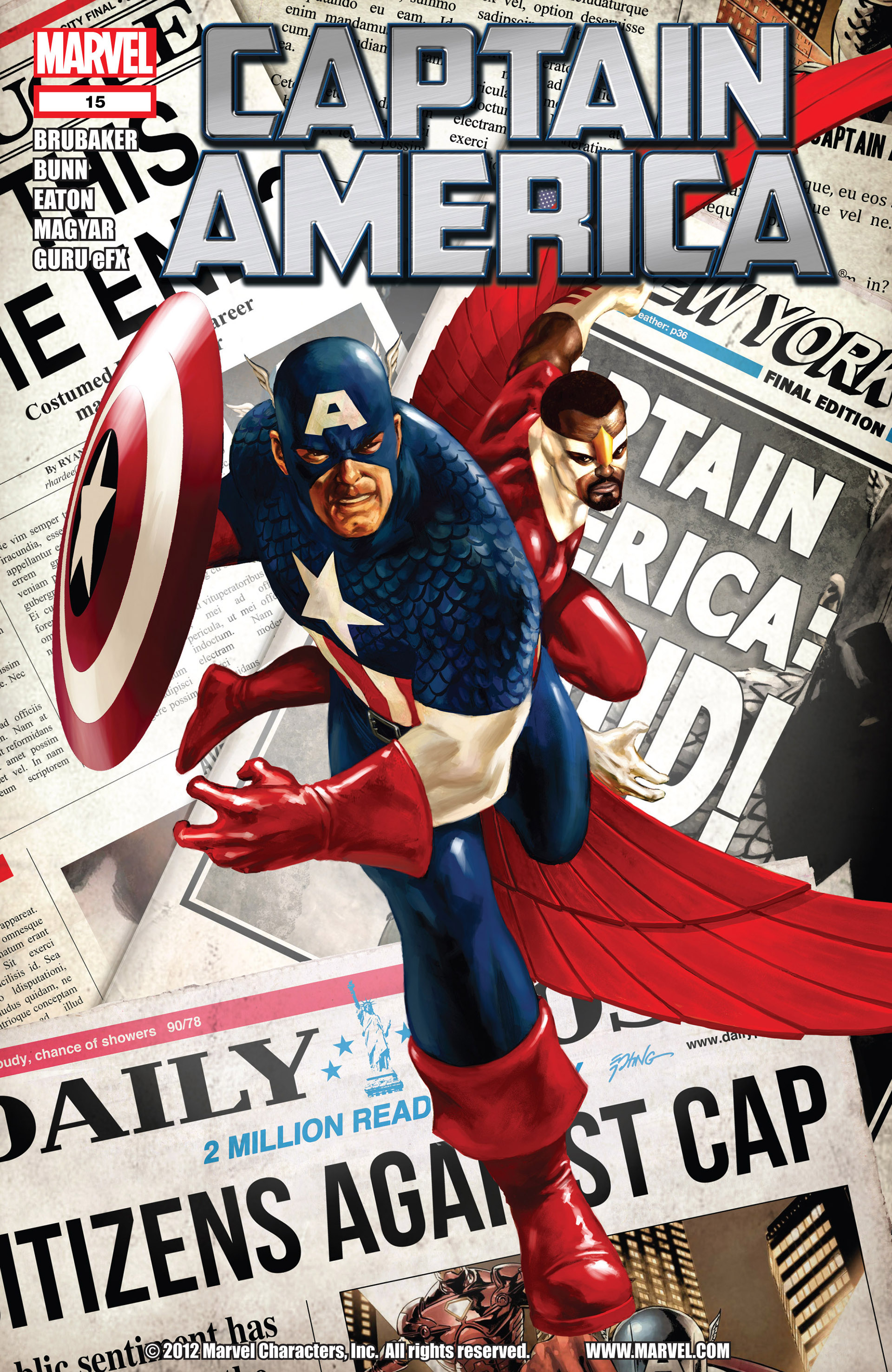 Read online Captain America (2011) comic -  Issue #15 - 1