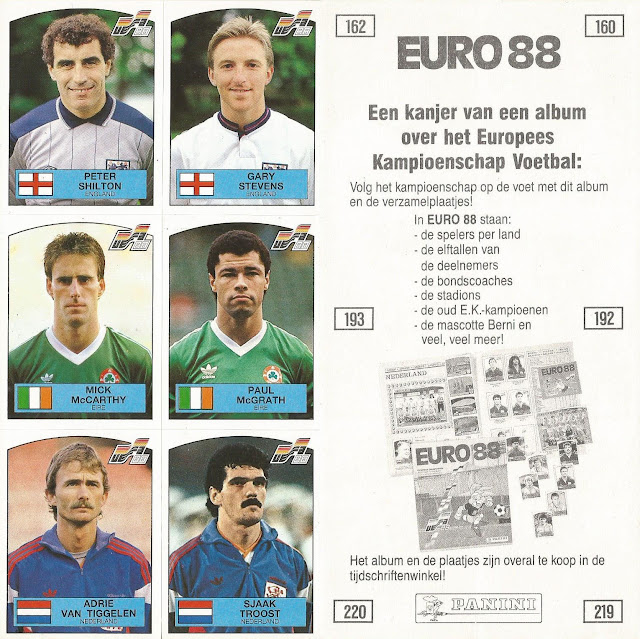 # 169 TREVOR STEVEN-Angleterre PANINI-EURO 88