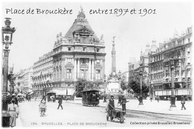 Place de Brouckère inaugurée en août 1897 - Bruxelles-Bruxellons