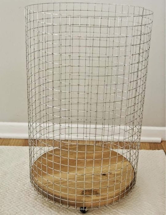 D.I.Y. Estupendo cesto de alambre para la ropa | Decoración
