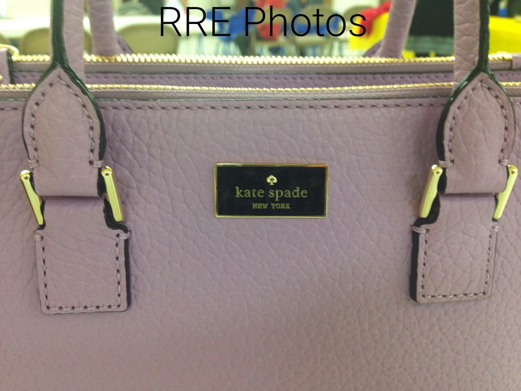  My Closet Tales Kate Spade Purple Tote Bag