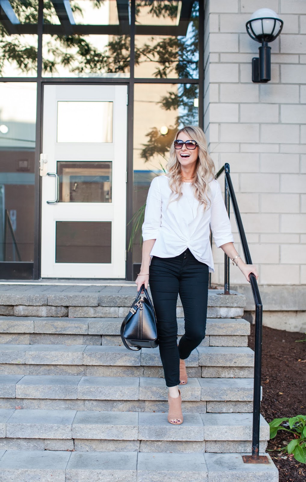 TIE FRONT BLOUSE & EASY BUSINESS CASUAL STYLE | A.Co est. 1984