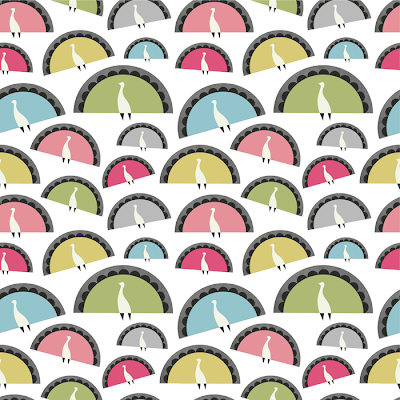 Surface pattern designer highlight: Sian Elin sianelin2colourful peacocks