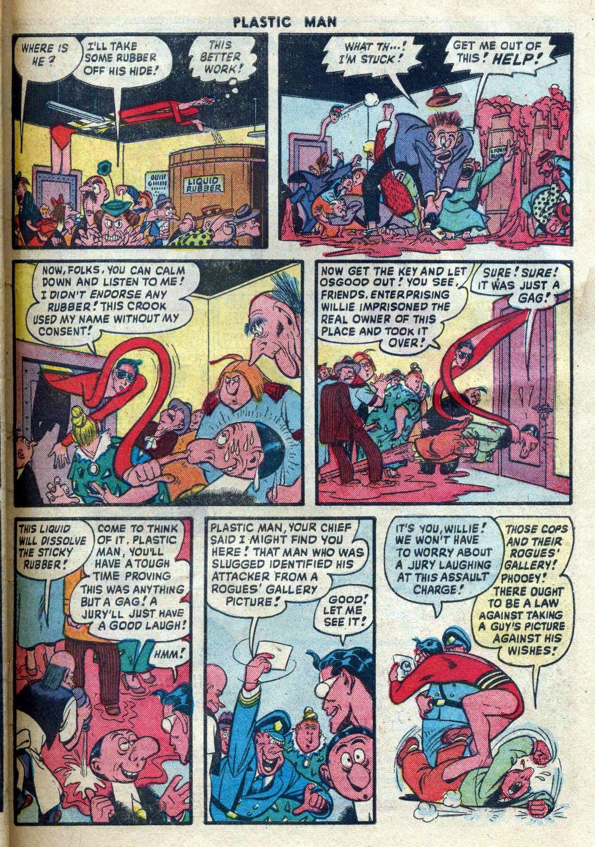 Read online Plastic Man (1943) comic -  Issue #17 - 33