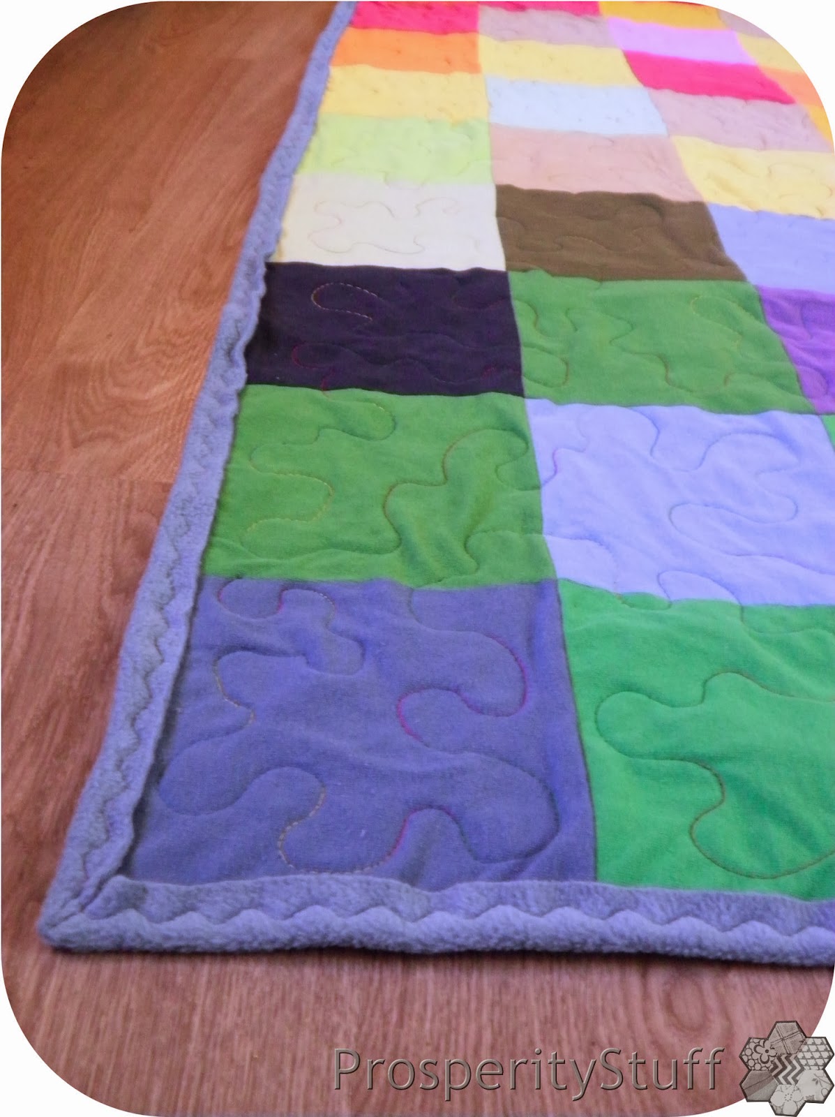 ProsperityStuff Quilts Fleece and TSHIRT Quilt