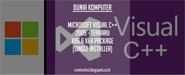 Microsoft Visual C++ 2005 - Terbaru x86 & x64 Package (Single Installer) Microsoft Visual C++ 2005 - Terbaru x86 & x64 Package (Single Installer)