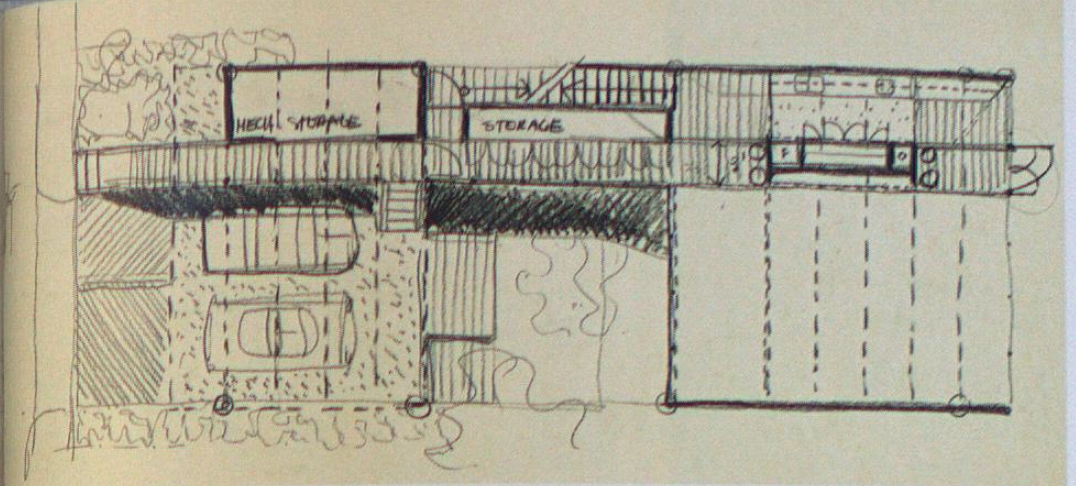 Wolf Residence Kahn and Myers' Sketches... and Columns