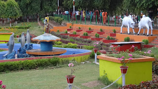 shree krishna statue in Maitri bagh Garden Bhilai