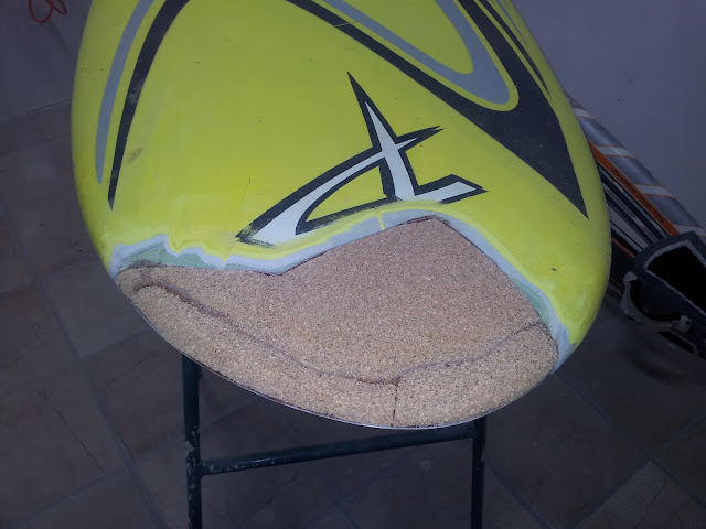 Taller Tablas WindSurf, Surf y Paddle Surf.: Reparación Proa Pacific 135l
