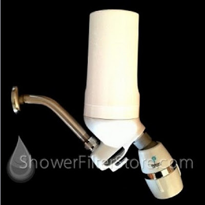 PELICAN WHOLE HOUSE WATER SHOWER FILTER REMOVES CHLORAMINE, CHLORINE AND VOC'S