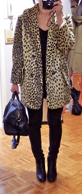 les anti-modernes*: foundations: the perfect faux leopard coat