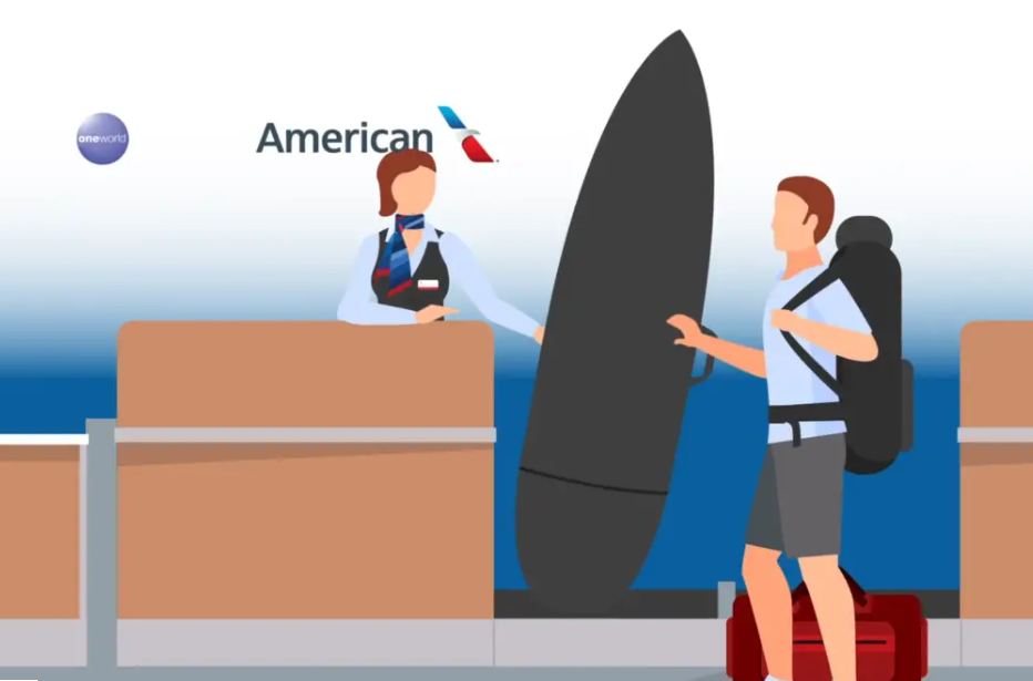 Air101 American Airlines eliminates oversize bag fees for sports and