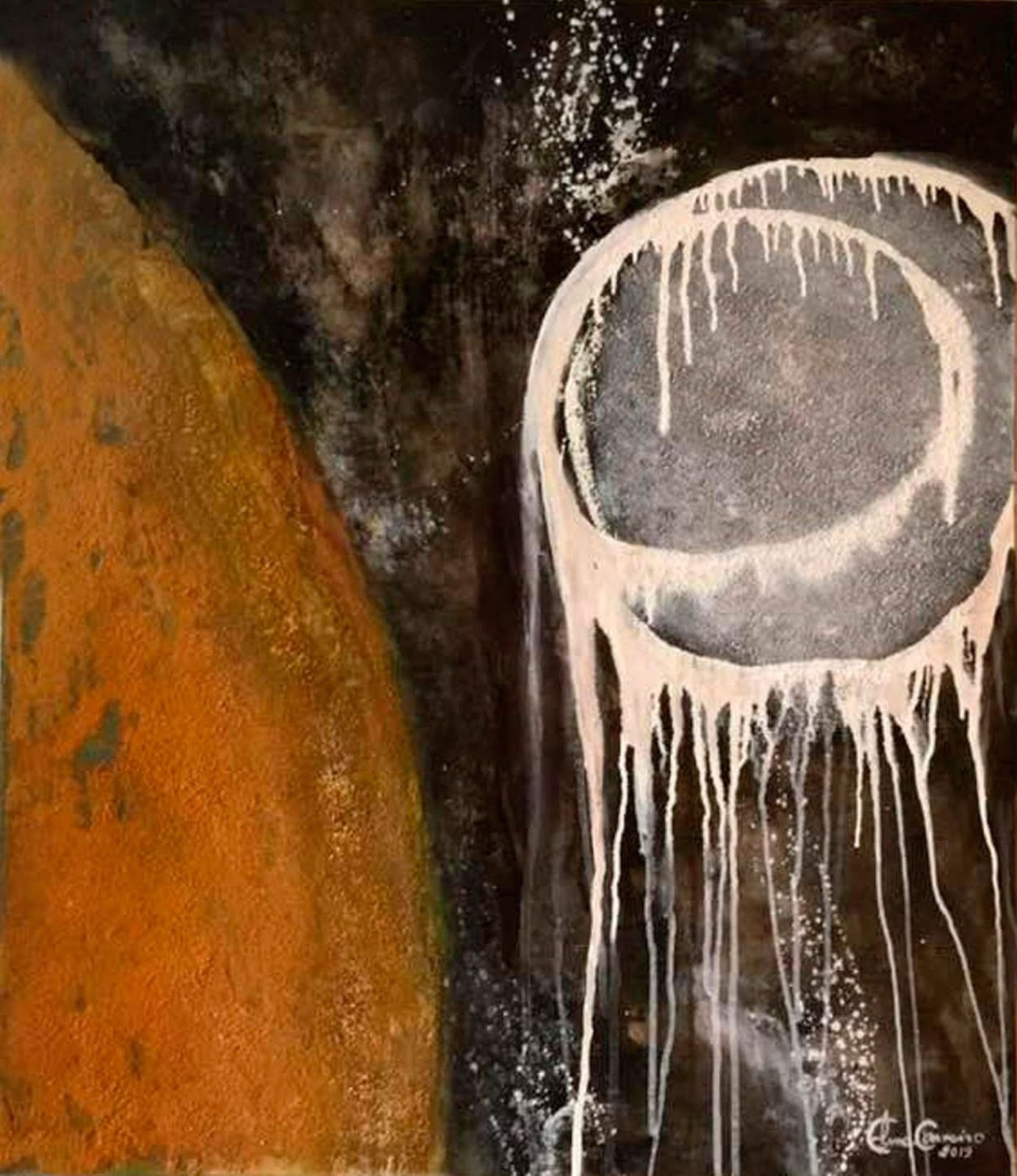 Arte de Elma Carneiro - abstração Arte abstrata de Elma Carneiro-GO