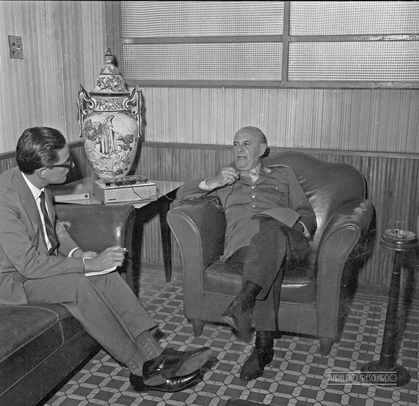 Maria do Resguardo General Olímpio Mourão Filho em entrevista pelo aniversário de um ano da Maria do Resguardo General Olímpio Mourão Filho em entrevista pelo aniversário de um ano da