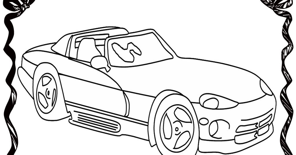 30+ Realistic Car Coloring Pages Pictures - Free Coloring Page