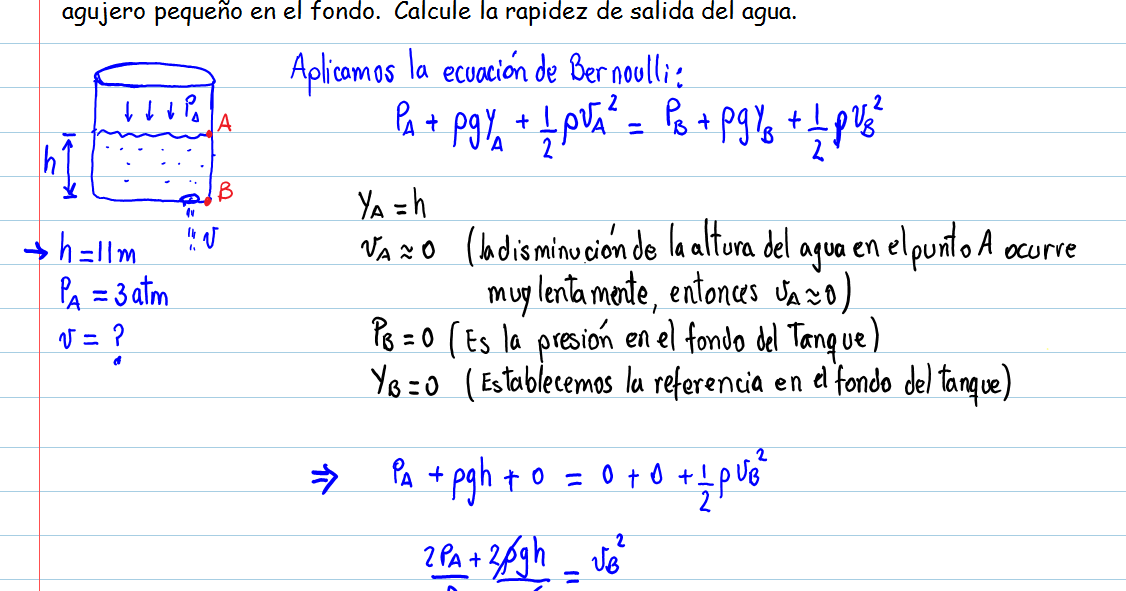 Mecánica De Fluidos Hidródinamica Bernoulli Ecuación Continuidad