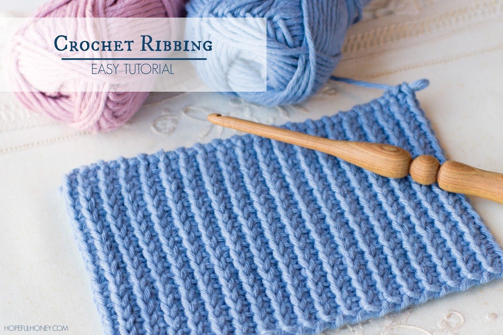 ... Craft, Crochet, Create: How To: Crochet A Ribbing - Easy Tutorial