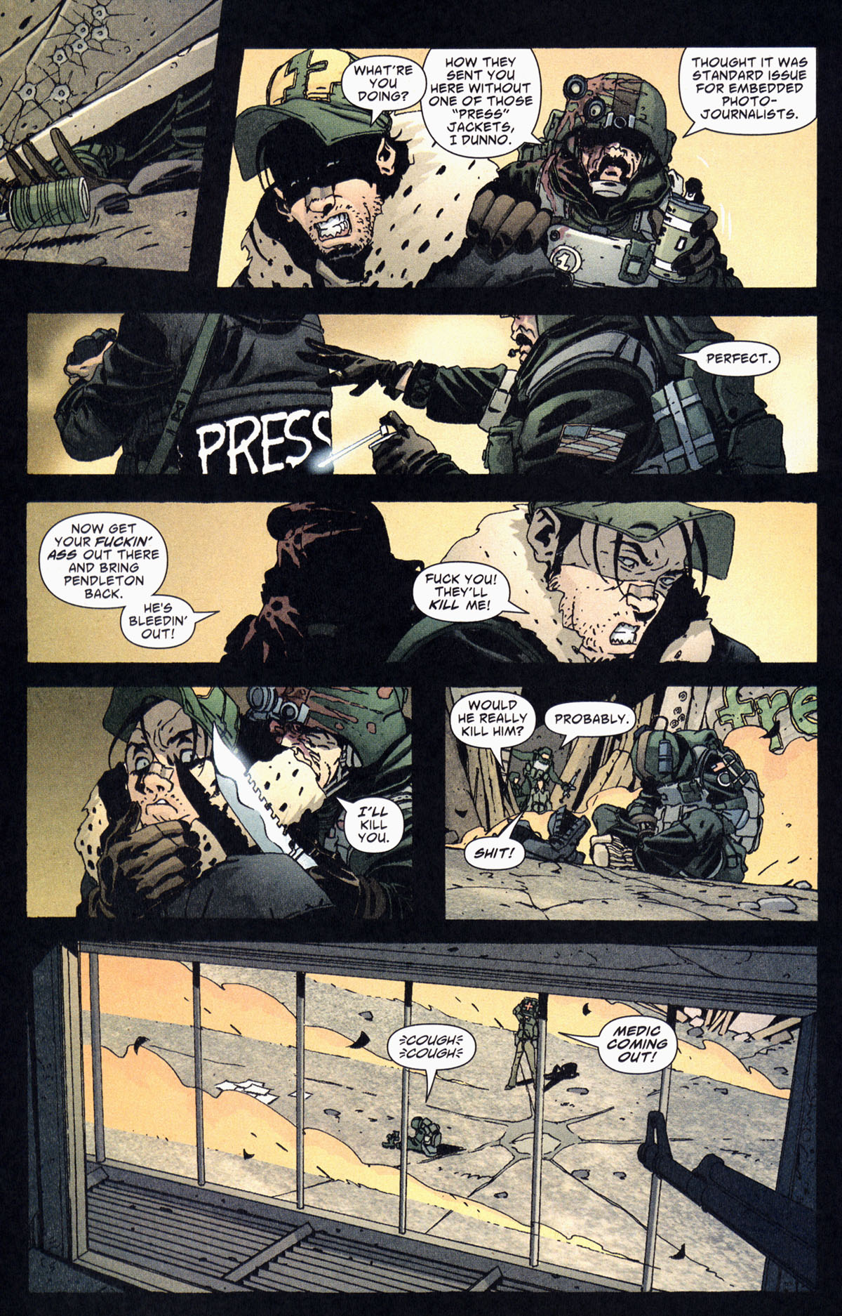 Read online DMZ (2006) comic -  Issue #3 - 13