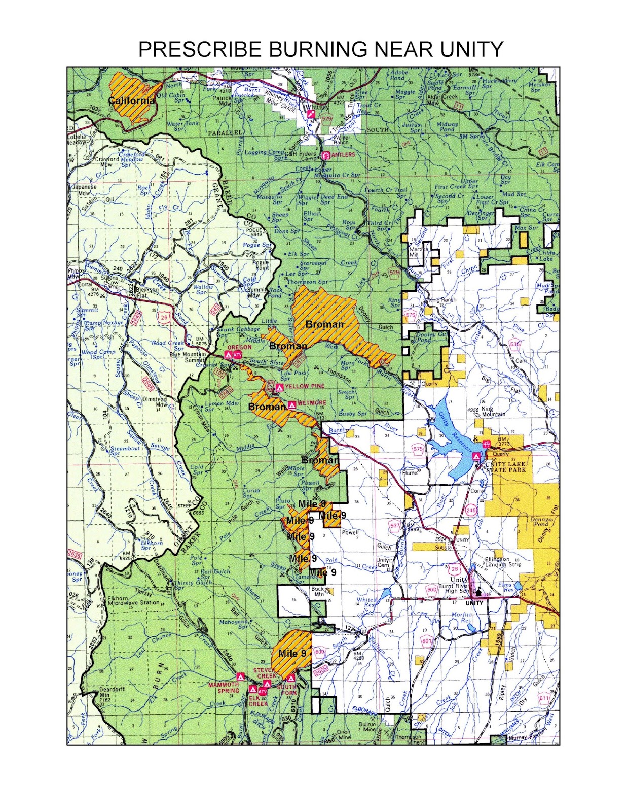 Wallowa Whitman National Forest Map 2017 Proposed Prescribed Burning Maps For The Wallowa-Whitman National  Forest