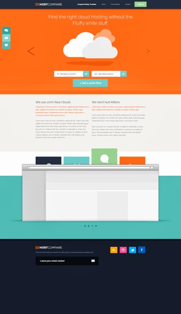 Hostcompare – Free Hosting Web Design PSD Hostcompare – Free Hosting Web Design PSD