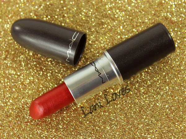 MAC MONDAY | Naughty Nauticals - Port Red Lipstick Swatches & Review