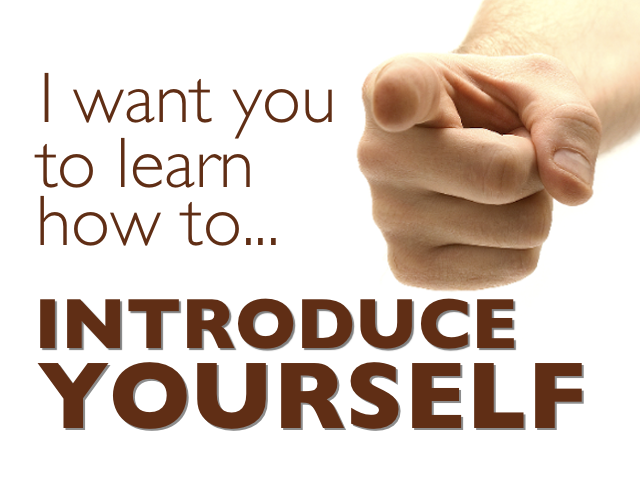 Memperkenalkan Diri lewat Tulisan Memperkenalkan Diri lewat Tulisan
