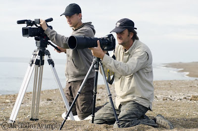 Dario y Andres Bonetti en Punta Norte Península Valdés