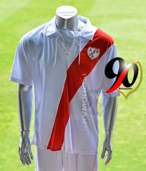 Camiseta Errea del Rayo Vallecano 2014/2015 - 90 aniversario -