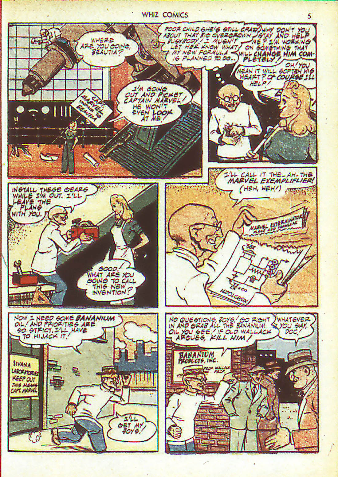 Read online WHIZ Comics comic -  Issue #31 - 5