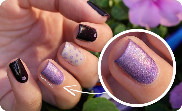 masglo holografico morado