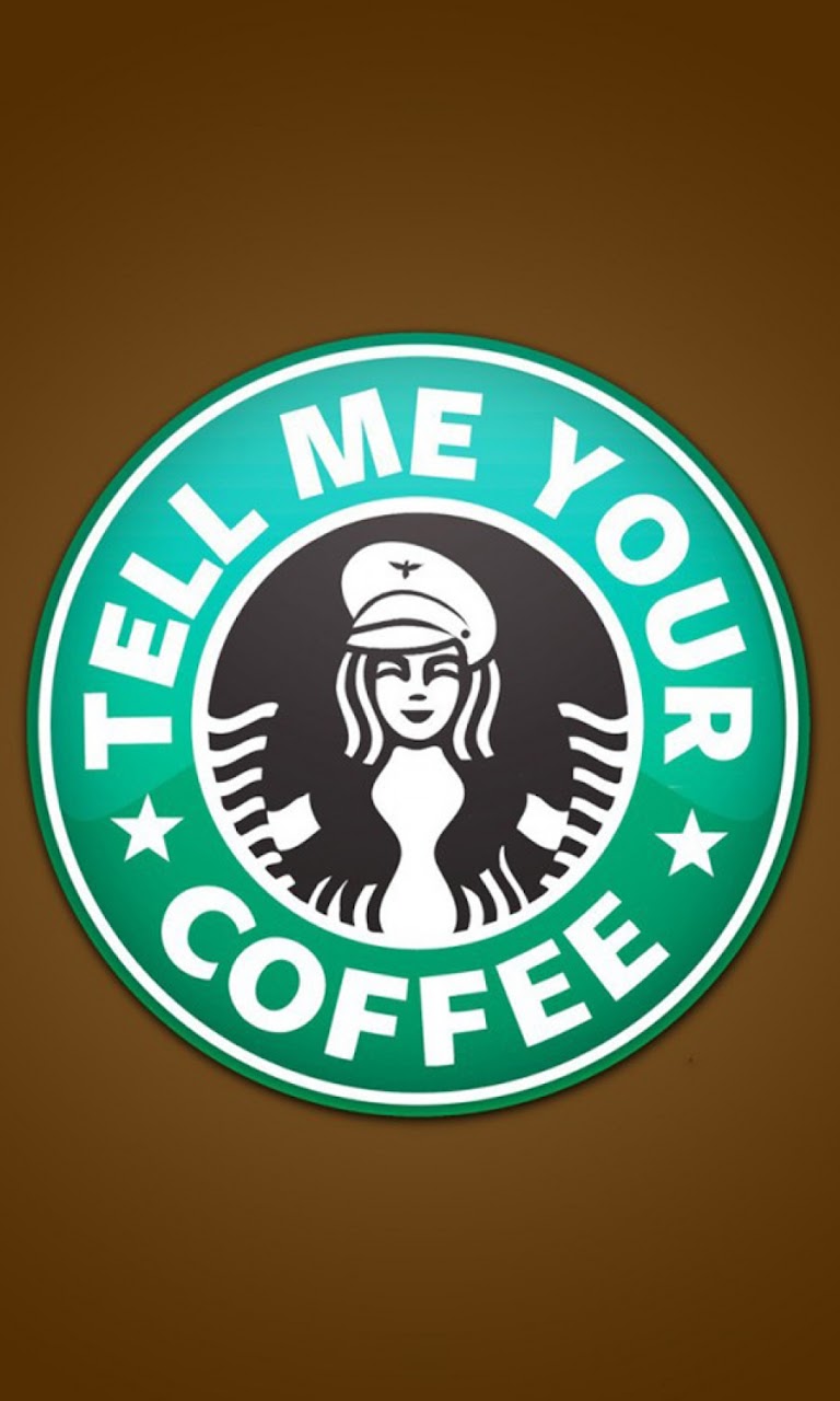 Galaxy Note HD Wallpapers: Funny Starbucks Logo Galaxy Note HD Wallpaper
