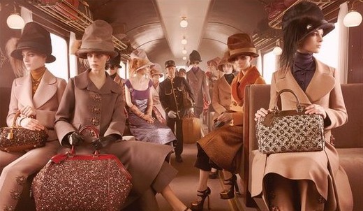 Victorian-Like Traveling Ads : Louis Vuitton Fall 2012 campaign