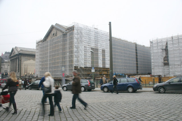 Berlin`s Museum Island under construction 2007