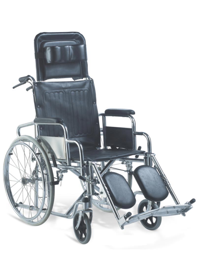Reclining Wheelchair 901 GC Provide Smooth Mobility for Elderly