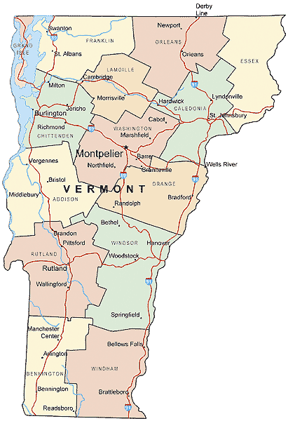 Vermont Free Map Printable Map Of Vermont Printable Maps | Images and