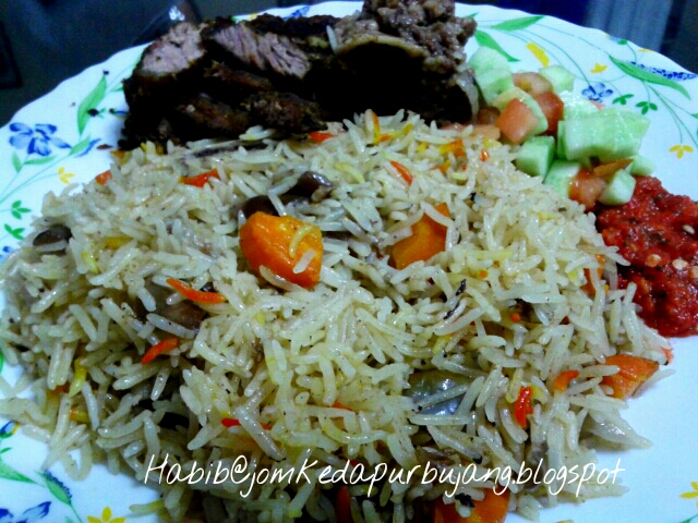 Jom ke dapur bujang: Jomkedapur(Nasi Arab Maqlubah)
