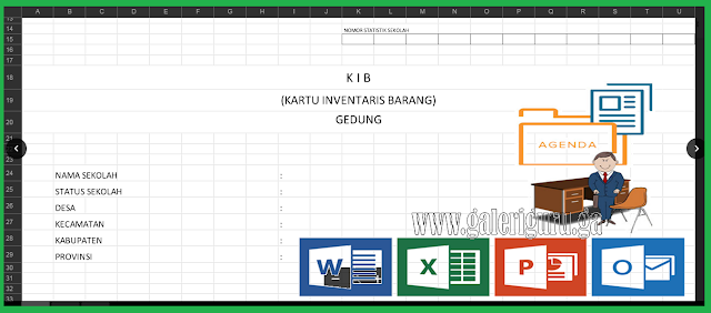 Download Excel Kartu Inventaris Barang Kib Arsip Kepala