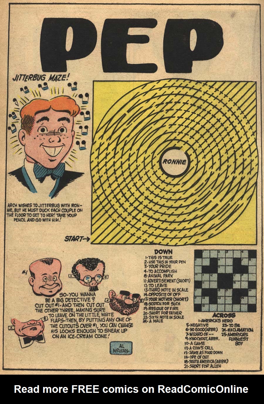 Read online Pep Comics comic -  Issue #56 - 22