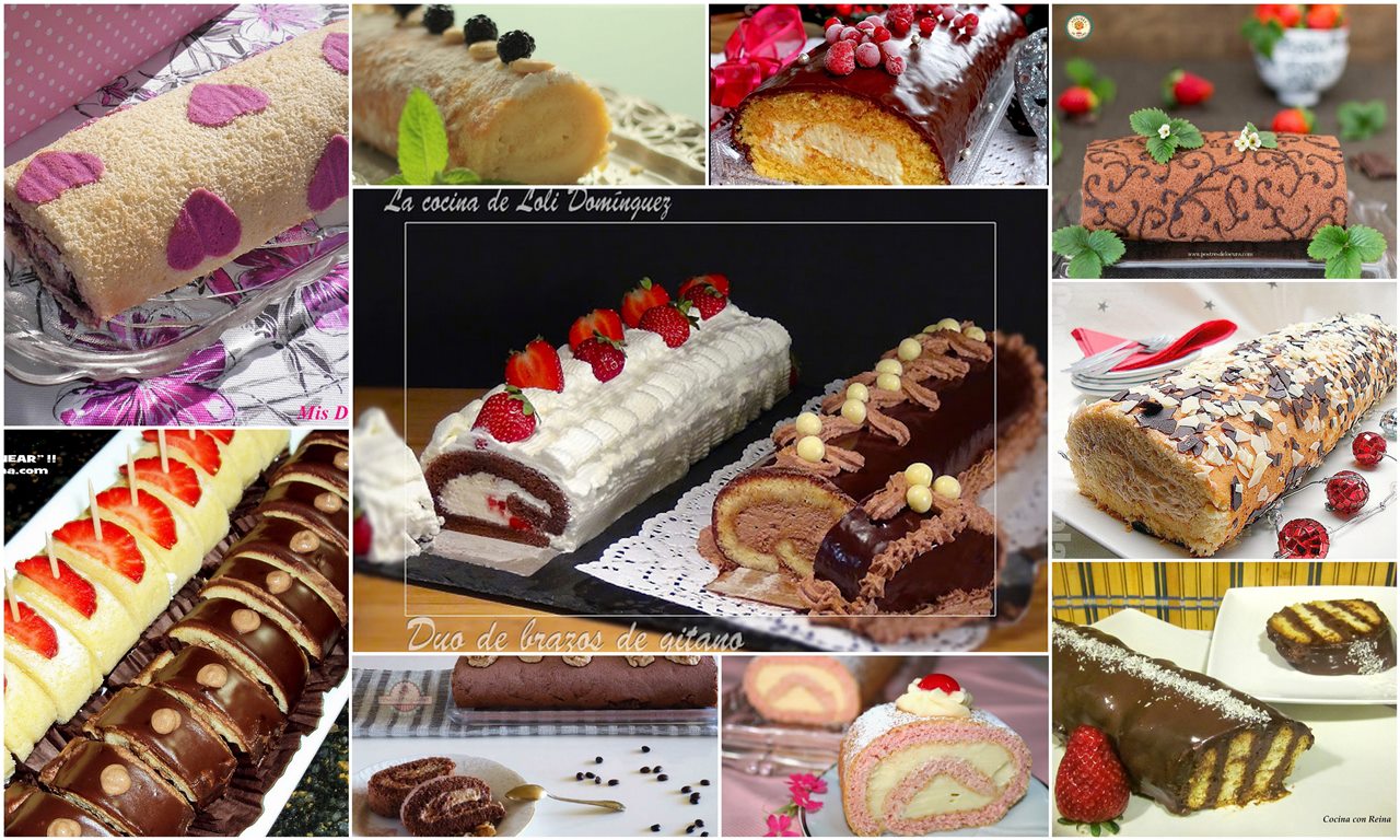 Brazos De Gitano Decorado Con Flores Rusas Brazos De Gitano Decorado Con Flores Rusas