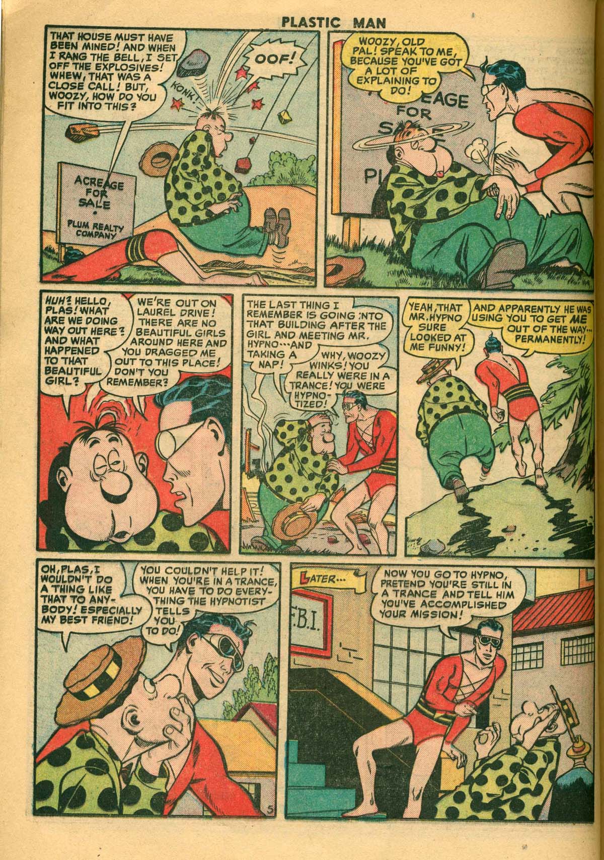 Read online Plastic Man (1943) comic -  Issue #27 - 30