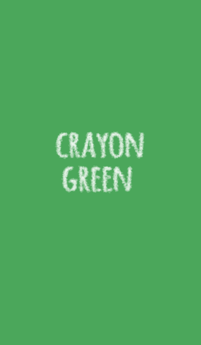 Crayon Green 1 / Circle