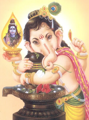 beautiful picture of Lord Ganesha for Ganesh Chaturthi Festival
