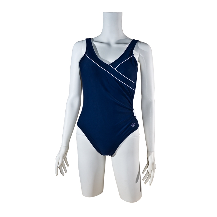 FASHION CARE 2U S104 Dark Blue One Piece Swimsuit Swimwear M