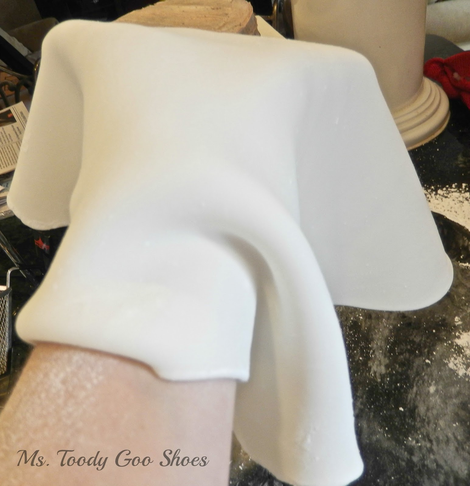 How To Decorate a Cake with Fondant for Beginners -- Ms. Toody Goo Shoes