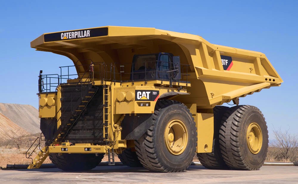 Caterpillar 797F Mining Truck - maiores caminhões de mineração do mundo