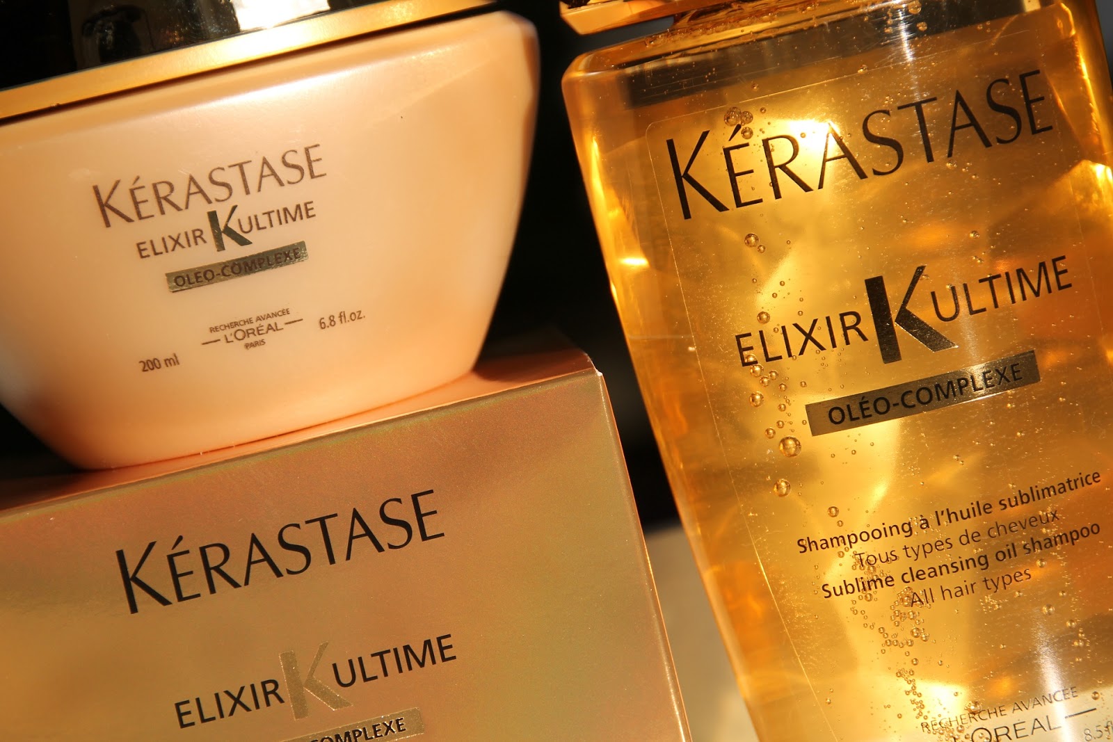 Crystal's Reviews Kérastase Elixir Ultime 24 carat haircare