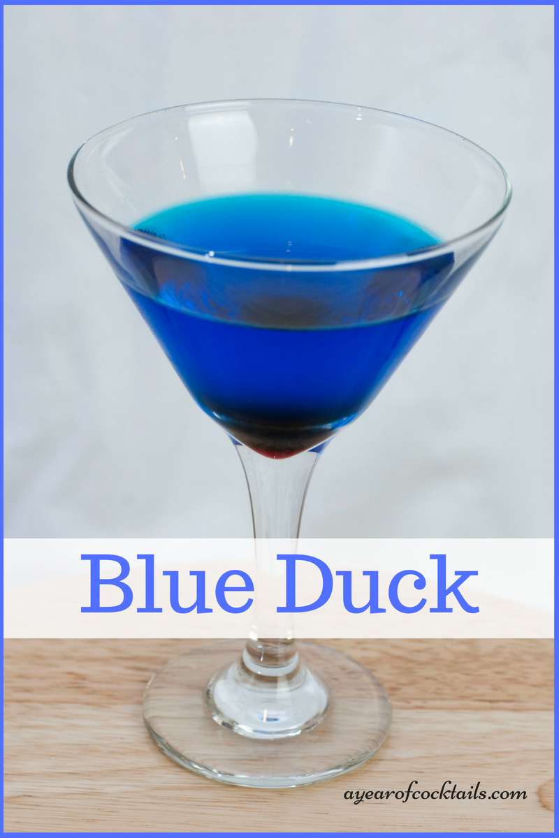 Blue Duck Cocktail A Year of Cocktails